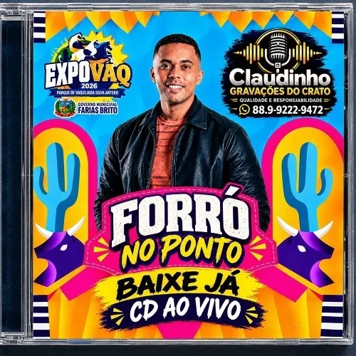 Download FORRÓ NO PONTO EXPOVAQ 2026 FARIAS BRITO CLAUDINHO GRAVAÇÕES