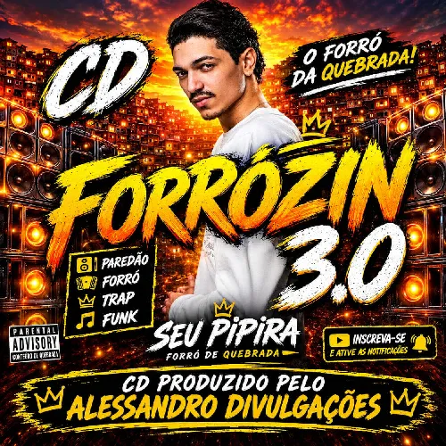 Download PLAYLIST SEU PIPIRA – CD FORRÓZIN 3.0 PRA PAREDÃO 2026