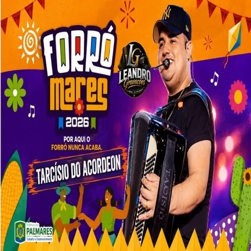 Download Tarcisio do Acordeom AO VIVO NO FORROMARES 2026 Leandro Gravações De Palmares