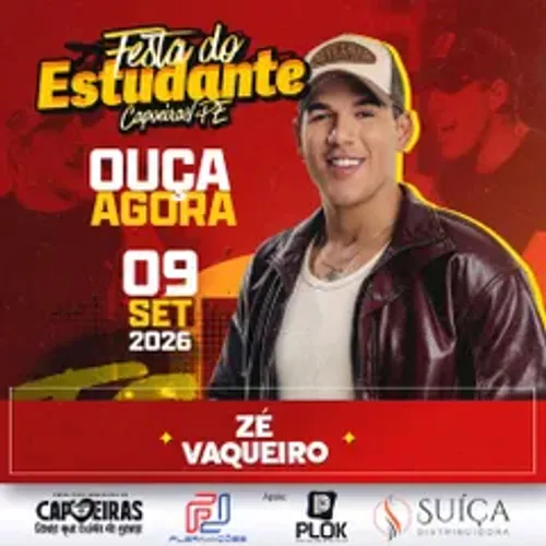 Download ZÉ VAQUEIRO AO VIVO NA FESTA DO ESTUDANTE EM CAPOEIRAS PE